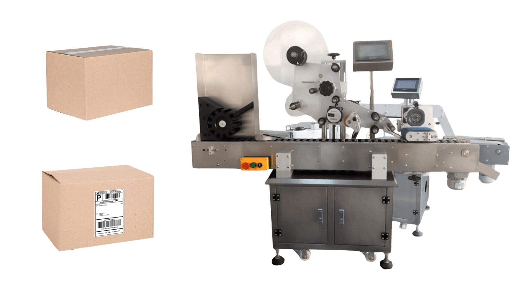 cartons labeling machine