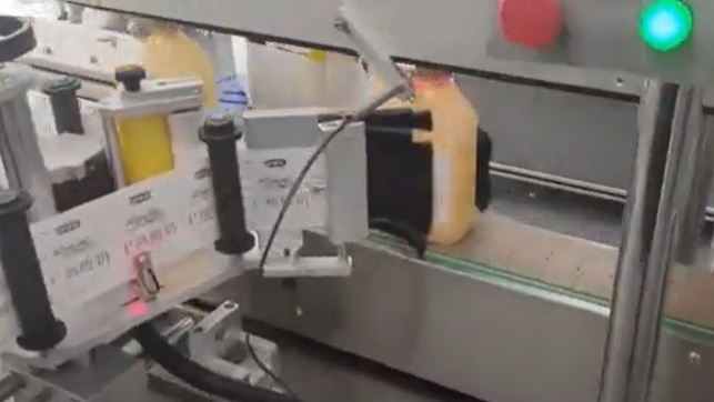 front and back labeler