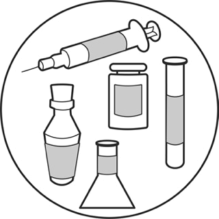 Pharmaceutical labeling container